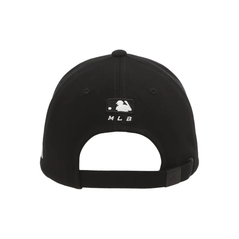 MLB Polyester Baseball Caps Unisex Black/Gray White-4