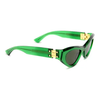 Bottega Veneta Straight Arm Cat Eye Frame Sunglasses