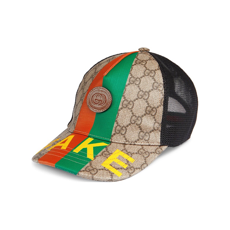 GUCCI Baseball Caps Kids Beige Ebony POIZON