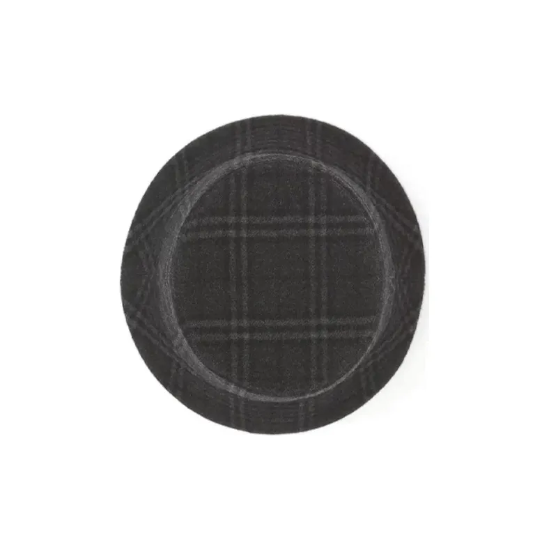 Burberry Wool Check Bucket Hat-3