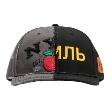 HERON PRESTON Baseball Caps Unisex Black Gray Color