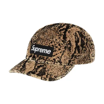 Supreme Snakeskin Corduroy Camp Cap