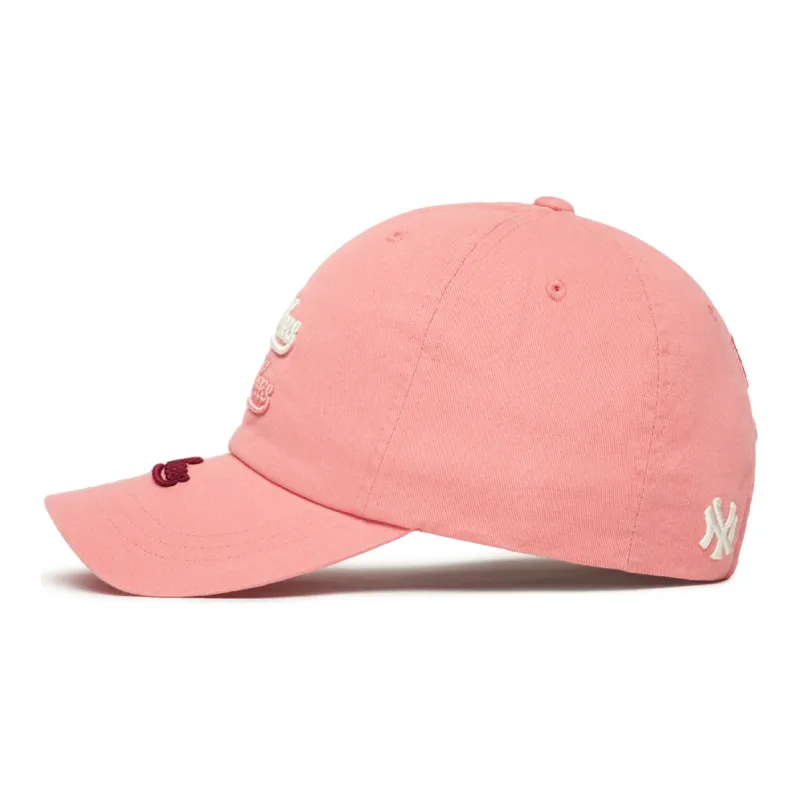 MLB Cotton Baseball Caps Unisex Pink-2