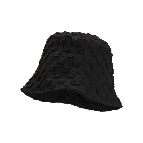 BAIJUAN Polyester Bucket Hats Women's Aberto, White
