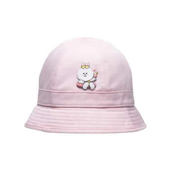 Line Friends X LINING Line Friends Bucket Hats Unisex Pink