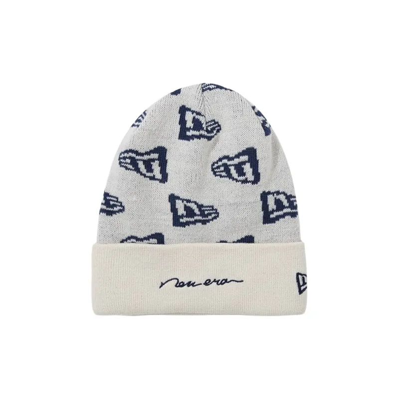 New Era Beanies Unisex White-0