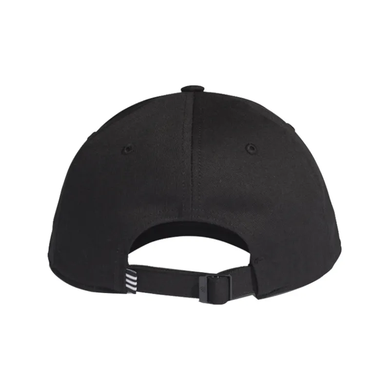 adidas Logo Embroidered Summer Cotton Baseball Cap Black-2