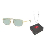 Gold Frame Gradient Green Blue Lens 001/Q5 Size 57