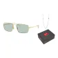 Gold Frame Gradient Green Blue Lens 001/Q5 Size 57