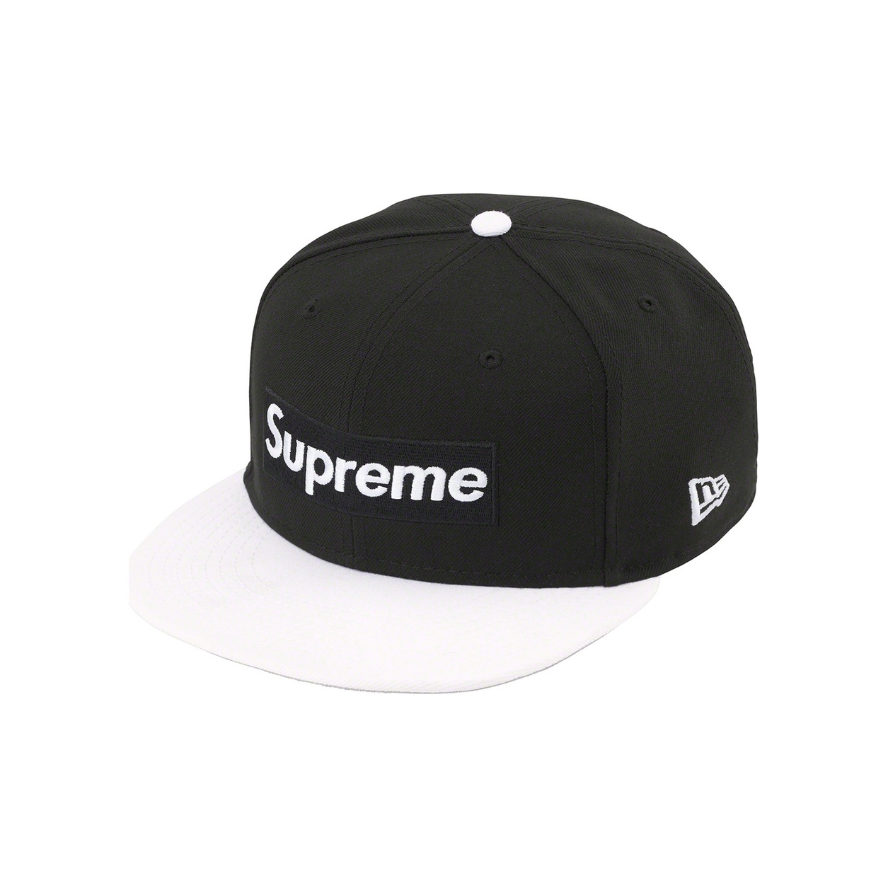 Supreme 2-Tone Box Logo New Era Black 7 3/8 - POIZON