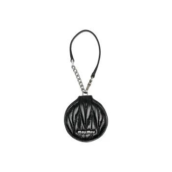 MIU MIU Keychains Unisex Black