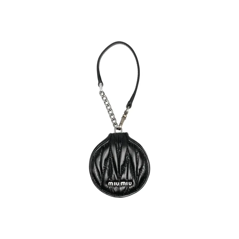 MIU MIU Keychains Unisex Black-0