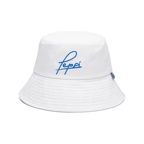 Pepsi Bucket Hats Women's White