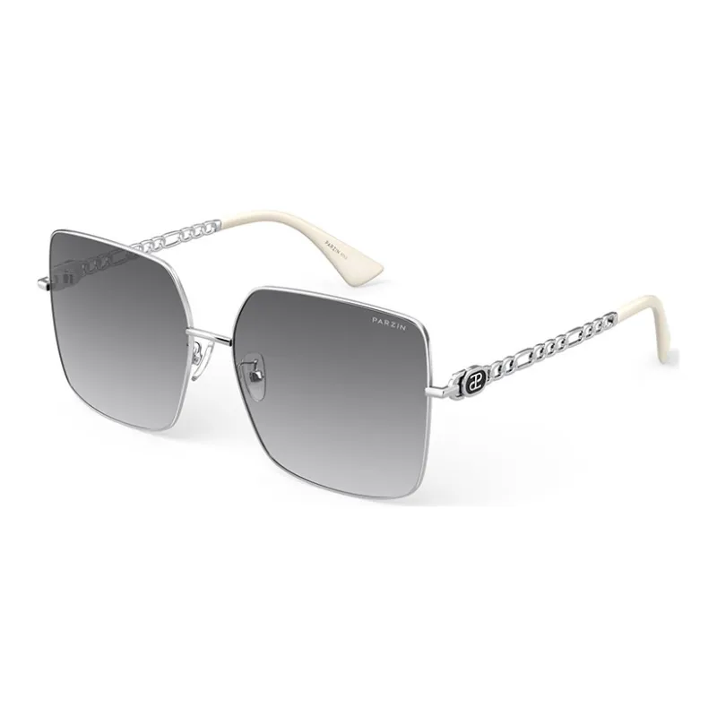 PARZIN Square Sunglasses Women's Fashion Logo Refined Correcting Sunglasses For Women's-7