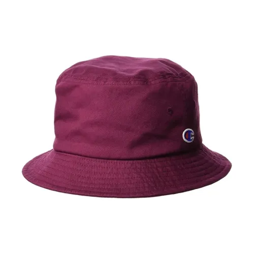 Champion Bucket Hats Unisex Burgundy