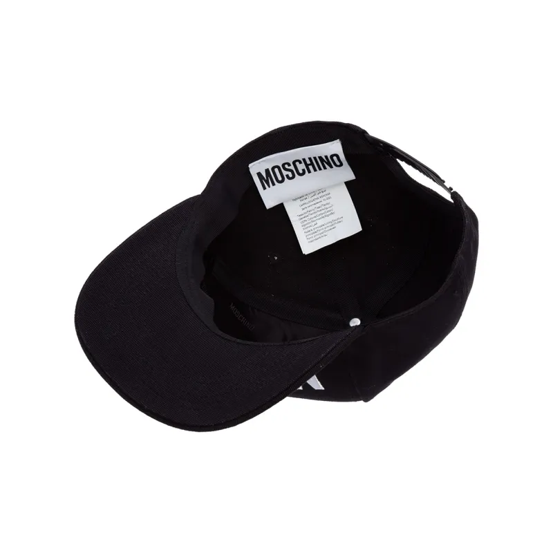 MOSCHINO Logo print Canvas Cap-5