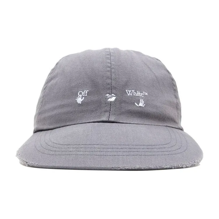 OFF WHITE Baseball Cap Unisex Gray-1