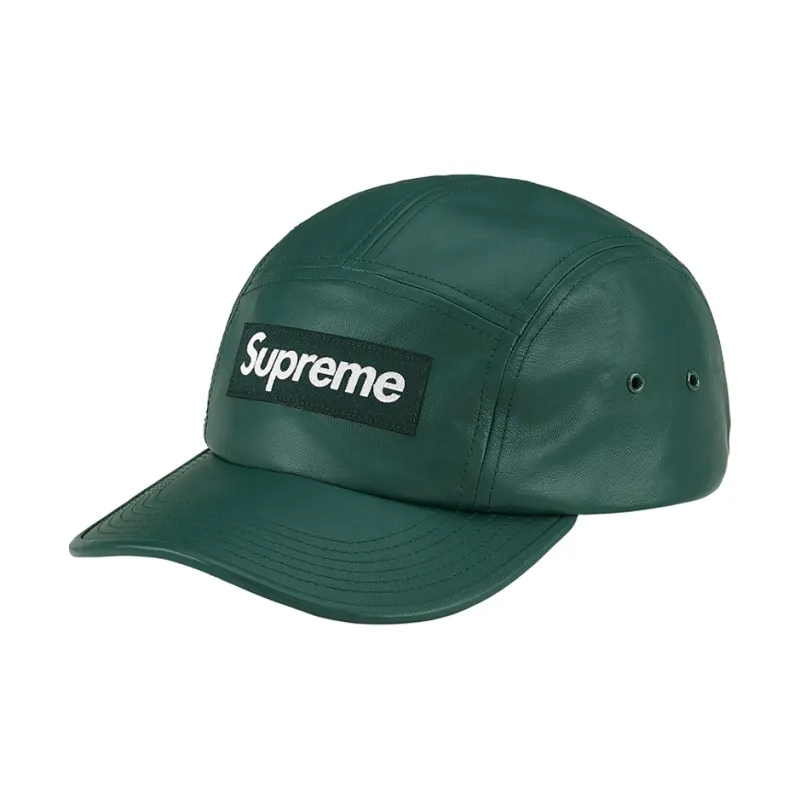 Supreme Leather Camp Cap-2