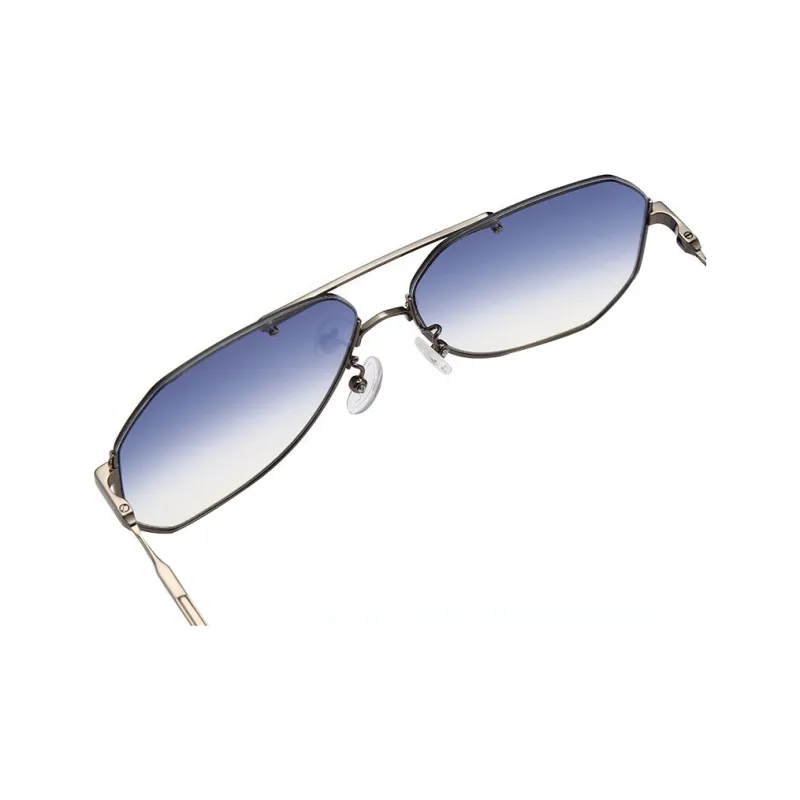 McQ Alexander McQueen Sunglasses Unisex Gradient Blue-4