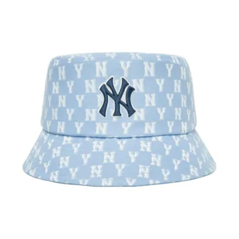 MLB Cotton Polyester Blend Bucket Hats Unisex Blue