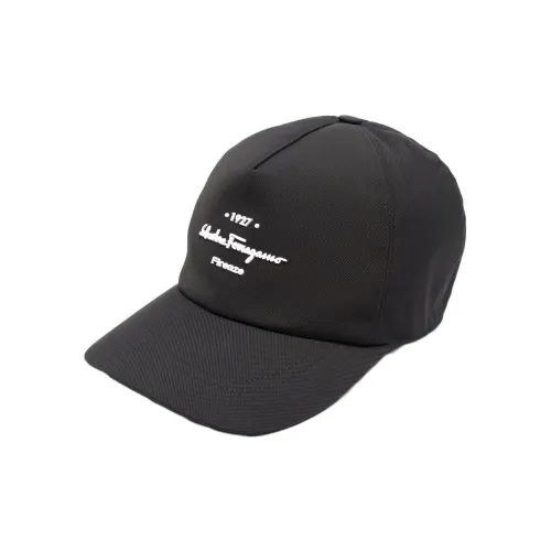 Ferragamo Baseball Caps Unisex Black