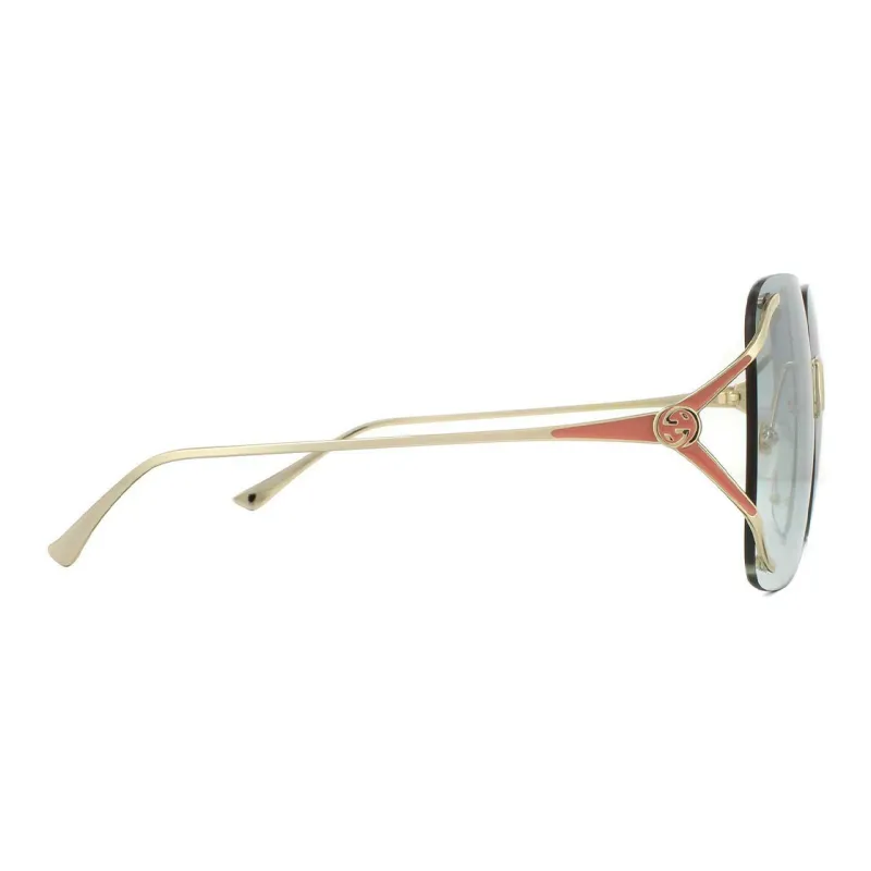 GUCCI Sunglasses Women's Green-3