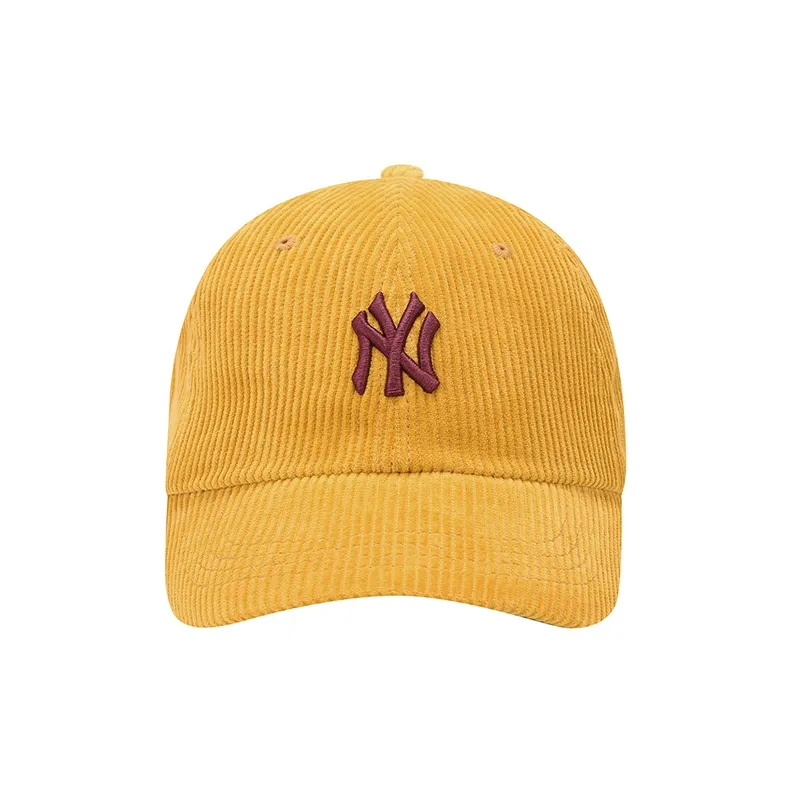 MLB Baseball Caps Unisex Mustard Yellow-1