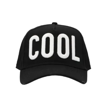 DSQUARED 2 Cool Logo Embroidered Distressed Baseball Cap