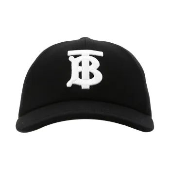 Burberry Monogram Embroidered Baseball Cap