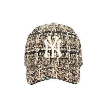 MLB Polyester Baseball Caps Women's Beige