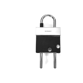Givenchy Logo Engraved Two Tone Padlock