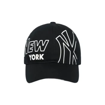 MLB Cotton Baseball Caps Unisex Black