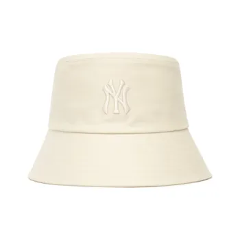 MLB Cotton Bucket Hats Unisex Beige