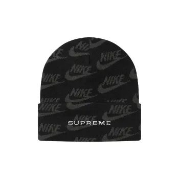 Supreme Nike Jacquard Logos Beanie