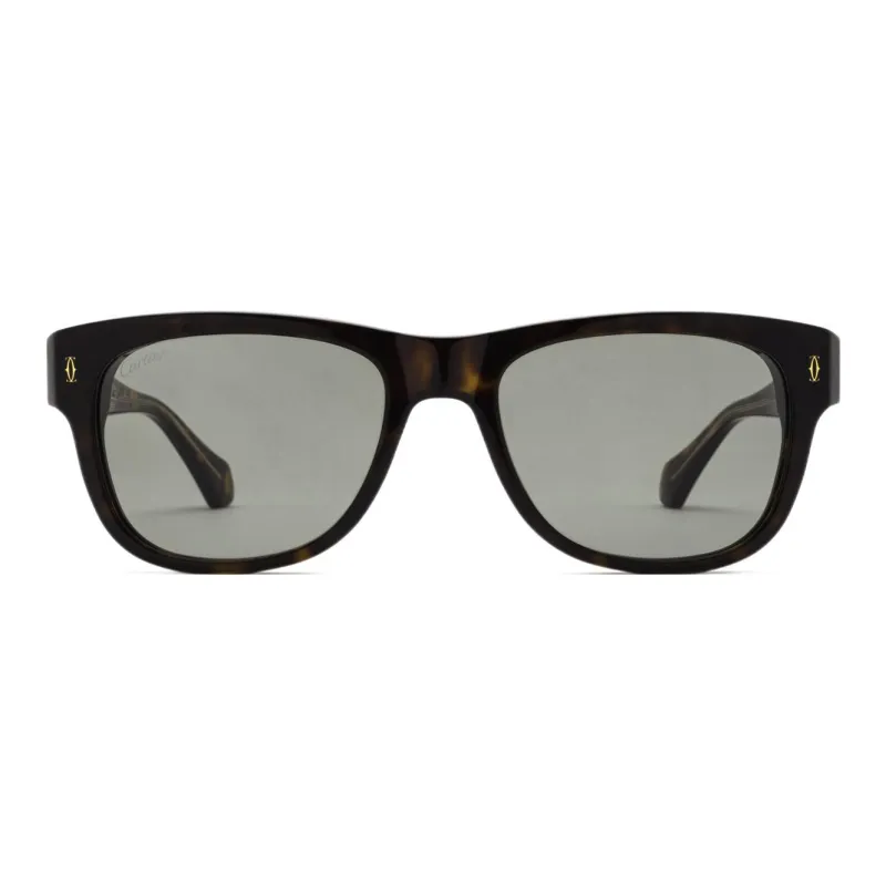 Cartier Square frame Tortoiseshell effect Sunglasses-2