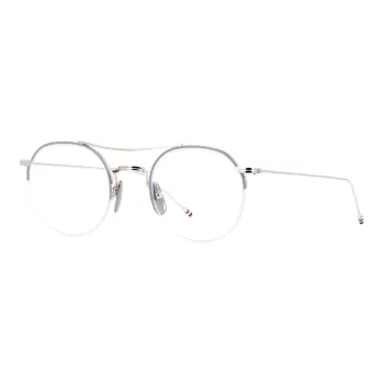 THOM BROWNE Eyeglass Frames Unisex Silver