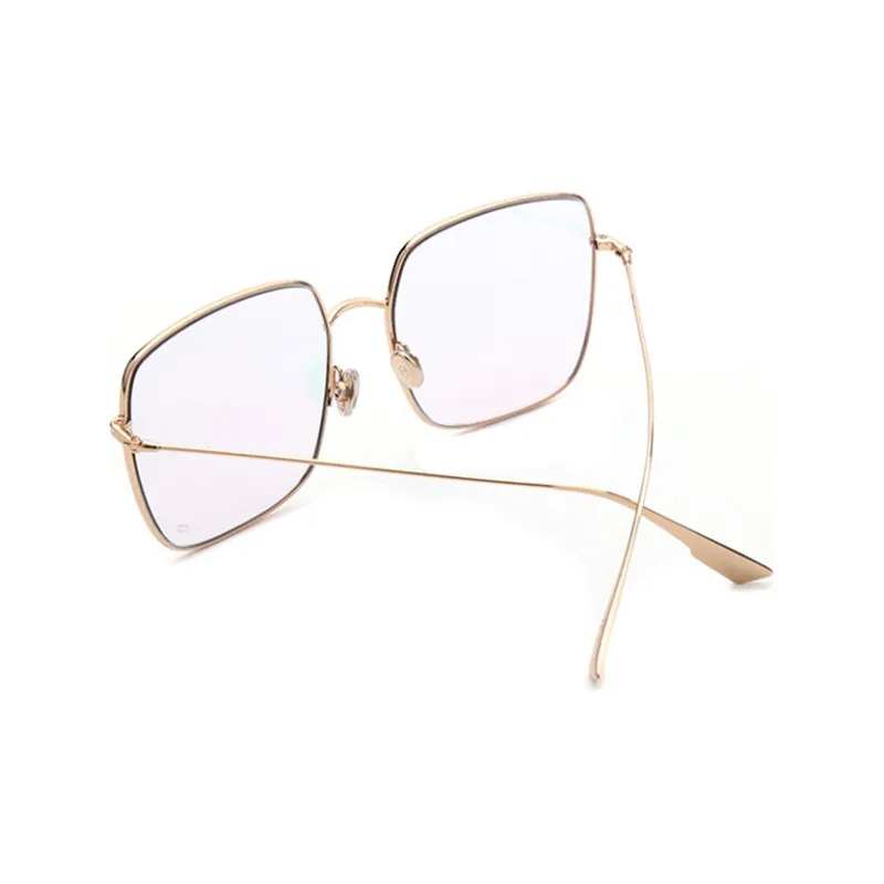 DIOR Injection Molded Square Sun Eye Women's Pink-3