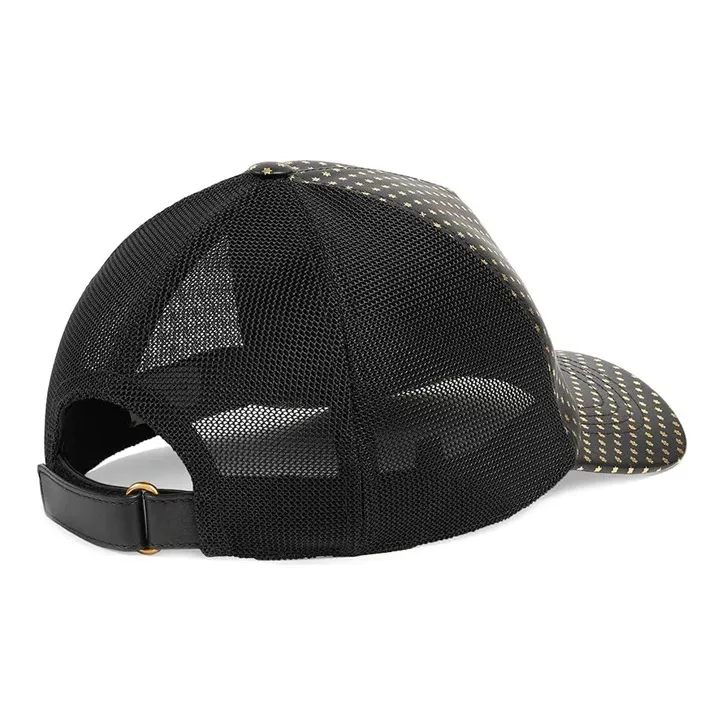 GUCCI Guccy Star Print Baseball Velcro Strap Cap-2