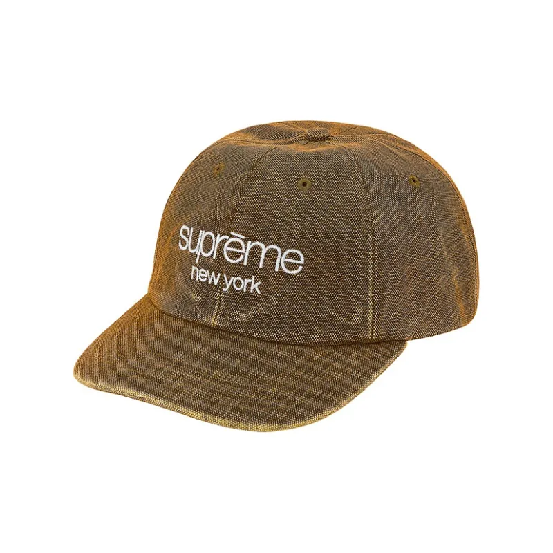 Supreme Corduroy Classic Logo 6 Panel Cap-4
