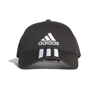 adidas Six Panel Classic 3 Stripes Cap Black