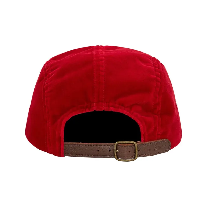 Supreme Velvet Pattern Camp Cap-3