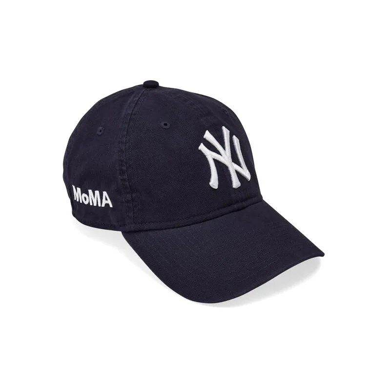 New Era Twill Baseball Caps Unisex Marine Blue-0