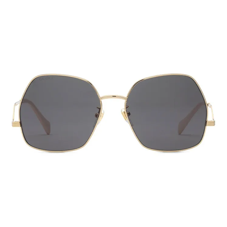 GUCCI Geometric Frame Sunglasses-0