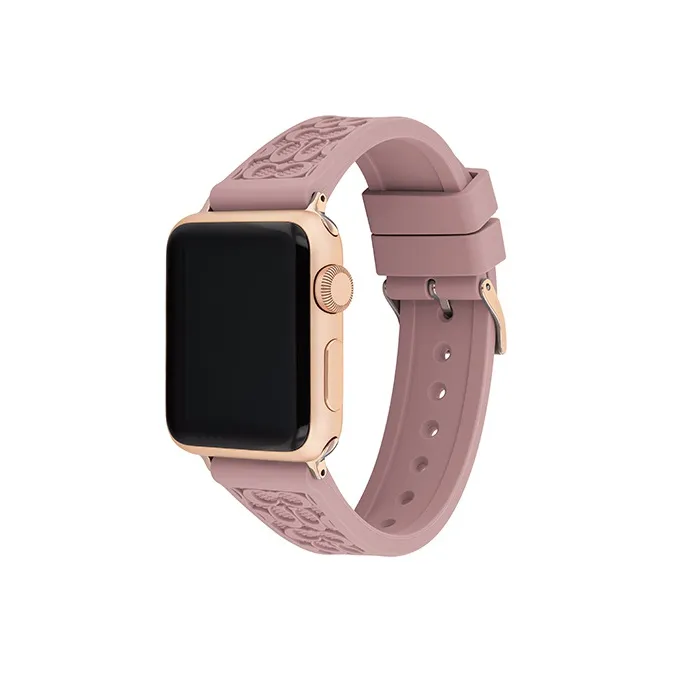 COACH Watch Bands Apple Compatibility 40mm Silicone Material-1