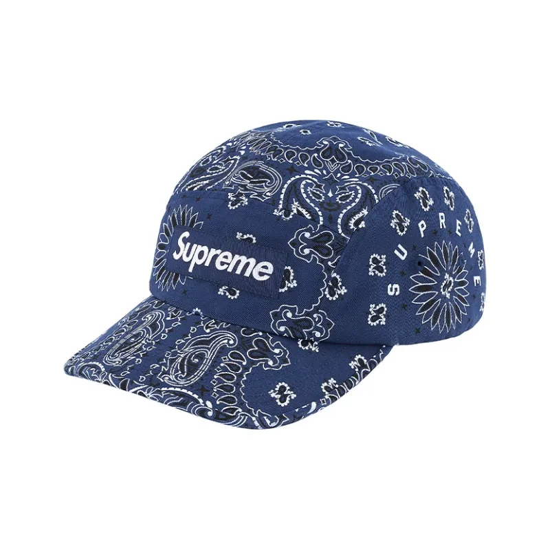 Supreme Bandana Camp Cap-6