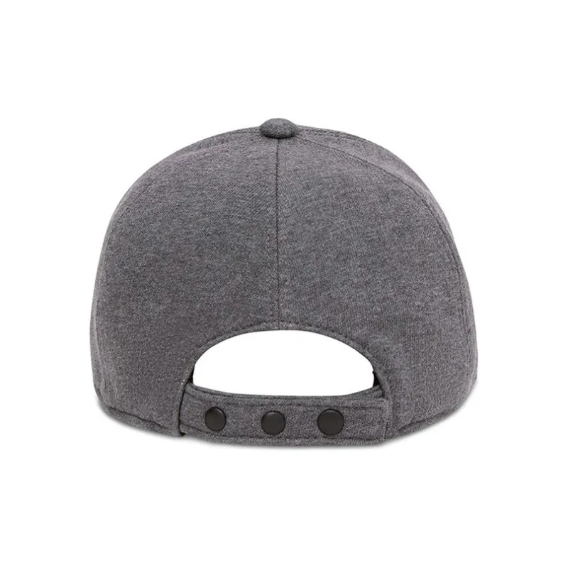 Burberry Cotton Baseball Caps Women's Gray-1