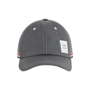 THOM BROWNE Baseball Caps Unisex Gray