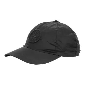 STONE ISLAND Nylon Baseball Caps Unisex Black