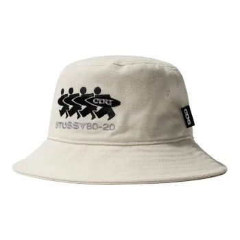Stussy X Comme Des Garçons Canvas Bucket Hat