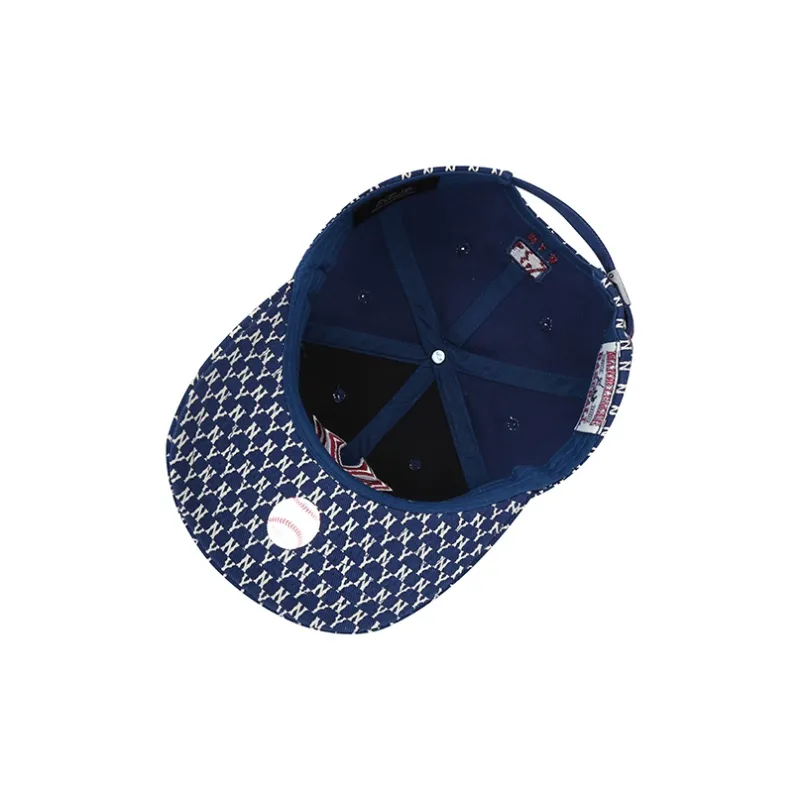 MLB Cotton Baseball Caps Unisex Navy Blue-4